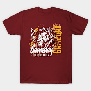 Vintage Lions Gameday // High School Lions School Spirit T-Shirt